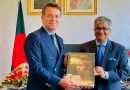 Ambassador  Enrico Nunziata visits the Embassy of Bangladesh in Rome.