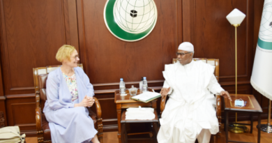OIC Secretary-General  Hissein Brahim Taha receives the Special Envoy of the Federal Republic of Germany.