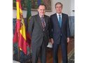 The Director General of Foreign Policy, Ambassador Rui Vinhas, receives Spanish Ambassador Guillermo Ardizzone in Lisbon.