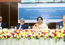 The representatives from the U.S. Embassy, the Ministry of Agriculture, and IFDC launched the five-year, $35 million Feed the Future Bangladesh Climate Smart Agriculture Activity.